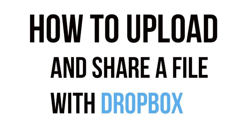How to Upload Videos to Dropbox