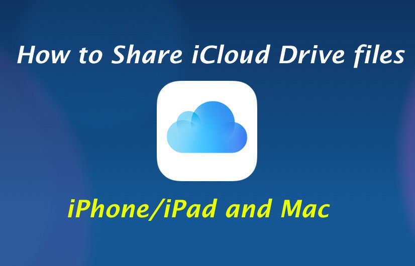 How to Share iCloud Drive files