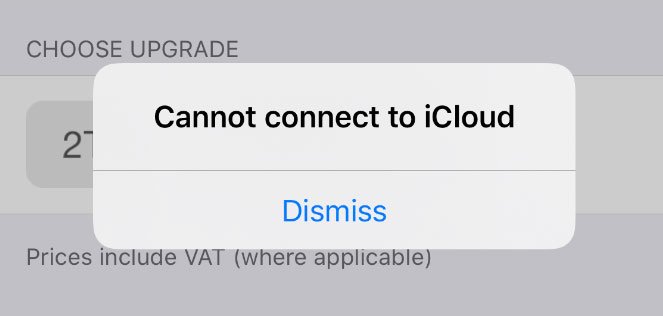 iCloud Problems 