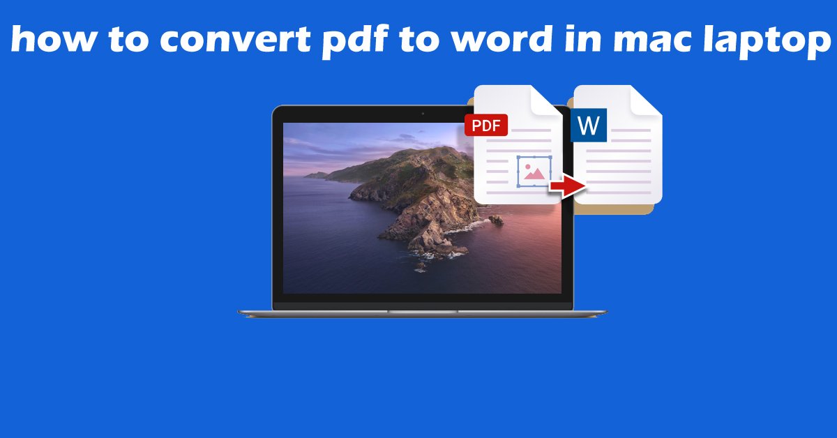 how to convert pdf to word doc on mac